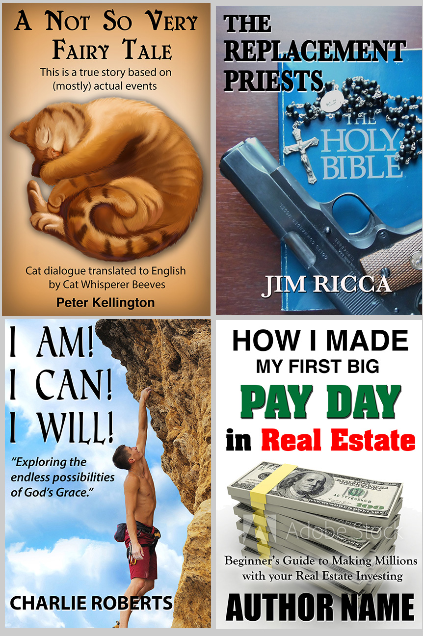 Four ebook covers